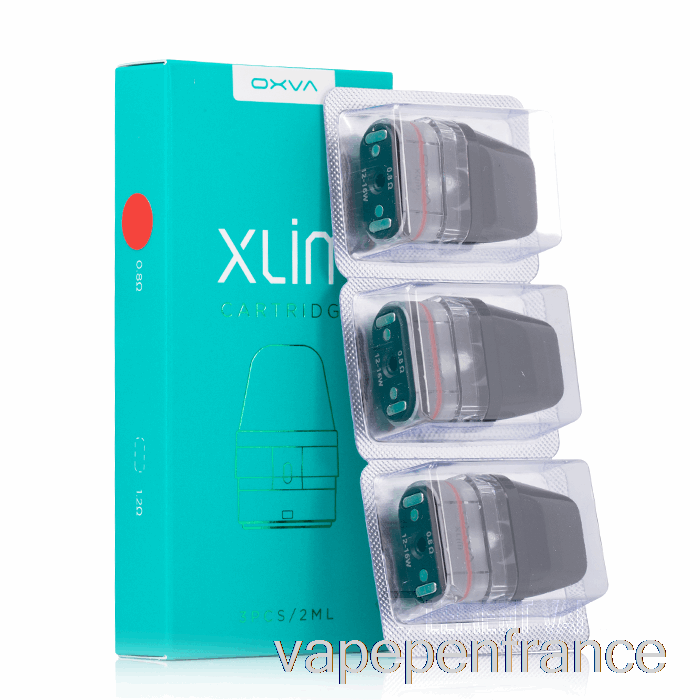 Oxva Xlim V2 Dosettes De Remplacement 0,8ohm Xlim Pods Stylo Vape